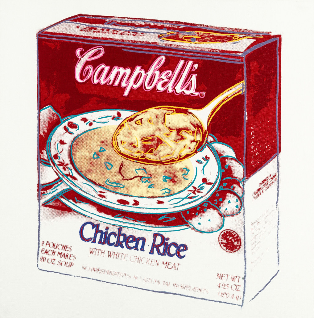 Andy Warhol Soup box